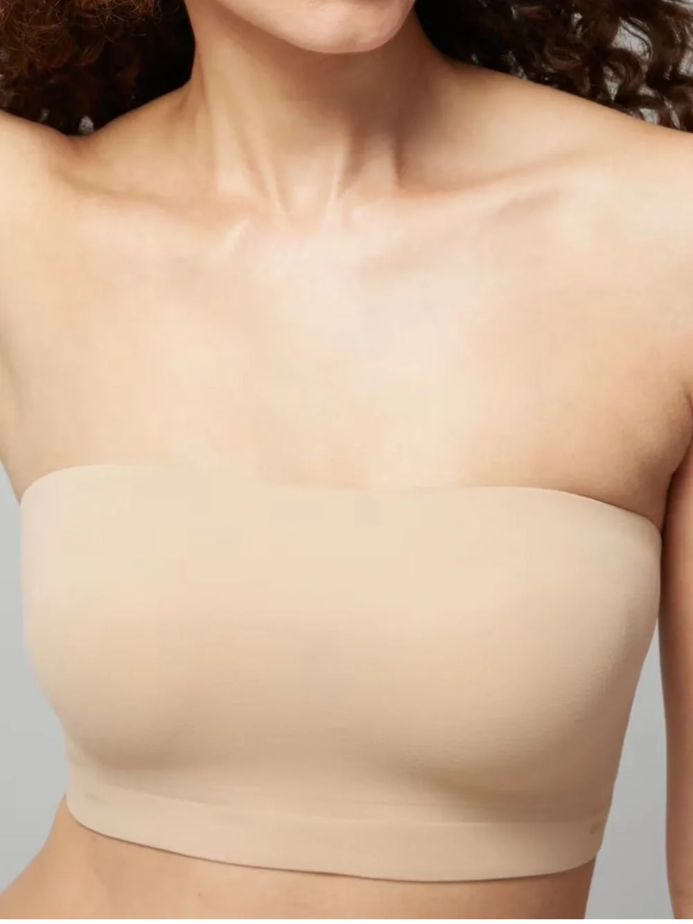 Soma Enbliss Bandeau Bra - Strapless Seamless - Nude - Size: Medium